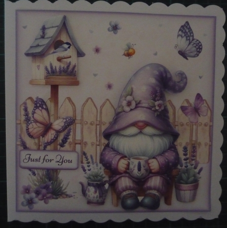 Gnomes Lavender Garden by Maida Blades