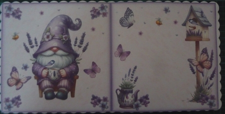 Gnomes Lavender Garden by Maida Blades