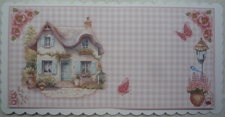 French Cottage Topper Card by Maida Blades