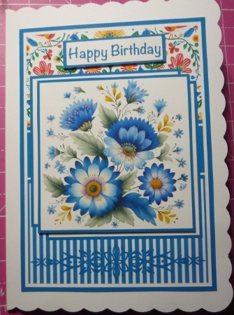 Folkart Flowers #1 Mini Kit 5x7 (3) by Maida Blades