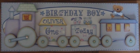 Large Dl Birthday Boy 1 Today Mini Kit by Maida Blades
