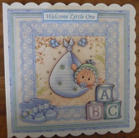 New Baby Boy Bundle Mini Kit & Decoupage by Maida Blades