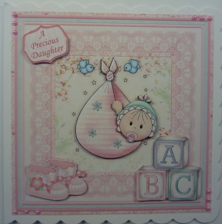 New Baby Girl Bundle Mini Kit & Decoupage by Maida Blades