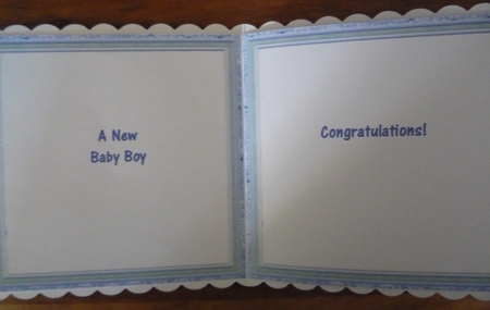 Baby Boy Nursery Window Shelf 8x8 Mini Kit & Decoupage by Maida Blades
