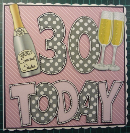'any Age' with Champagne Card Kit by Maida Blades
