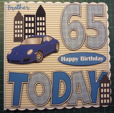 'any Age' with Blue Porsche Card Kit by Maida Blades