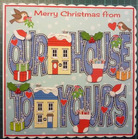 8x8 Christmas from Our House to Yours by Maida Blades