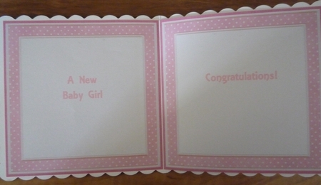 New Baby Girl Mummy N Me 8x8 Mini Kit & Decoupage by Maida Blades