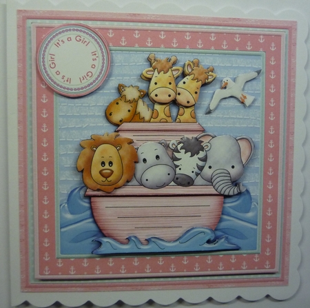 Animal Ark Birthday Ages Baby Christening Girl Mini Kit by Maida Blades