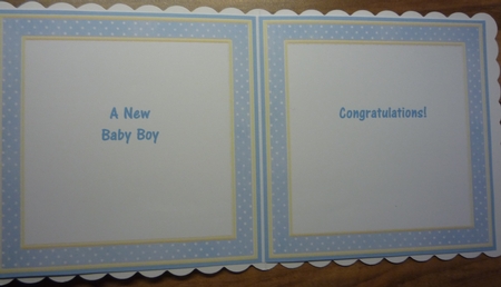 Baby Boy Bubble Time 8x8 Decoupage Mini Kit by Maida Blades