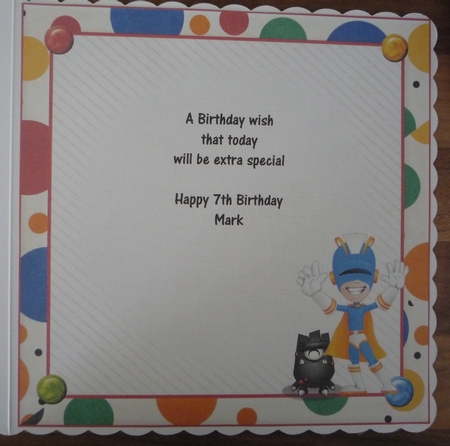 8x8 Super Hero Birthday Boy Mini Kit by Maida Blades