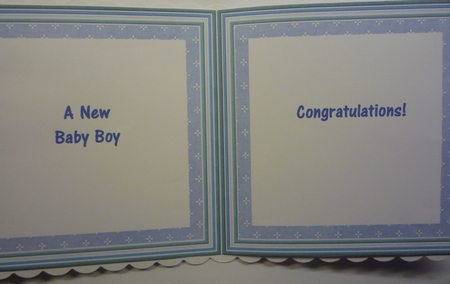 Cheeky Baby Boy 8x8 Decoupage Mini Kit by Maida Blades