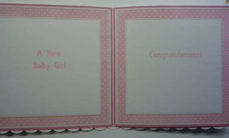 Cheeky Baby Girl 8x8 Decoupage Mini Kit by Maida Blades