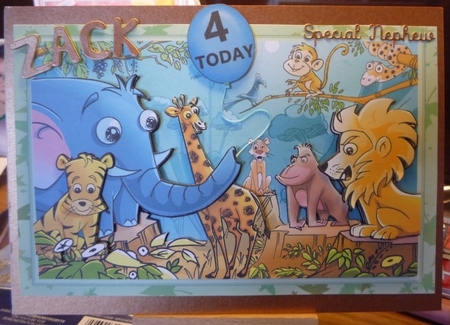 Birthday Jungle Animals by Maida Blades