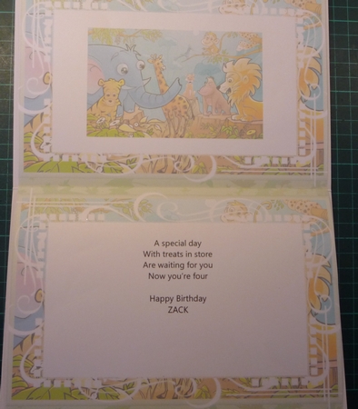 Birthday Jungle Animals by Maida Blades