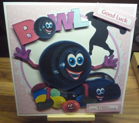 7x7 Im smiling because Im a lady crown green bowler mini kit by Maida Blades