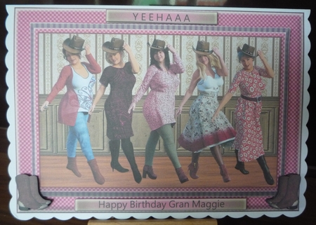 Line Dancing Ladies 3 by Maida Blades