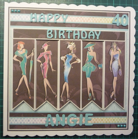 THE CATWALK 7.5 Alphabet and Age Quick Card Kit Create Any Name by Maida Blades