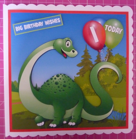 BIRTHDAY DINOSAUR  by Maida Blades