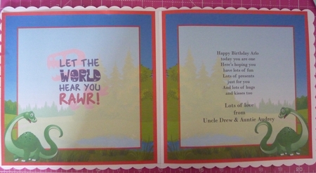 BIRTHDAY DINOSAUR  by Maida Blades