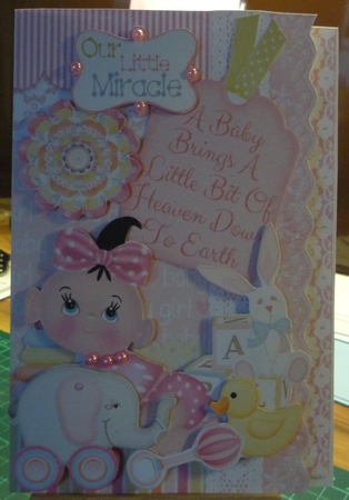 Our Little Miracle Girl Quick Cards by Maida Blades