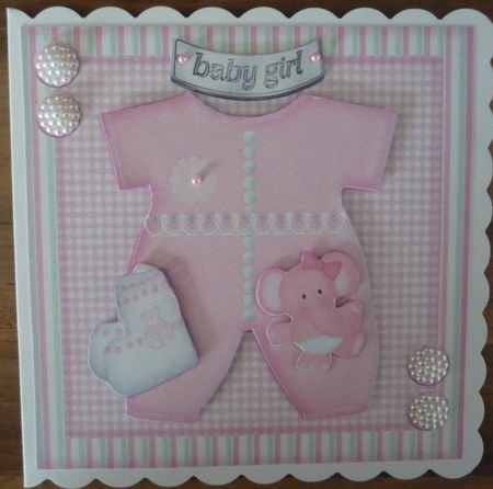 New baby Girl  Onesie Mini Kit by Maida Blades
