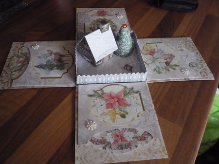 A Christmas Stag Exploding Box Surprise Kit. by Maida Blades