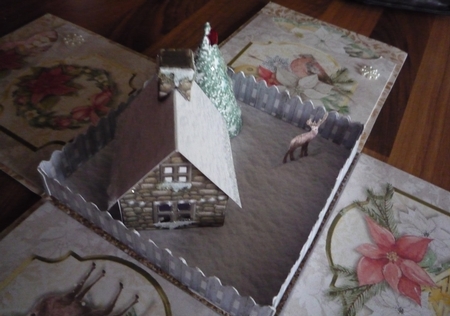 A Christmas Stag Exploding Box Surprise Kit. by Maida Blades