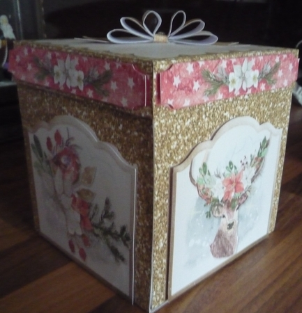 A Christmas Stag Exploding Box Surprise Kit. by Maida Blades