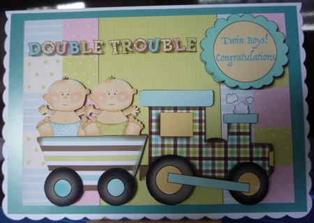 Double Trouble Twin Boys by Maida Blades