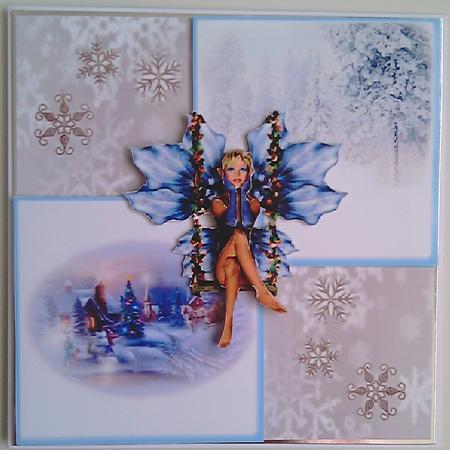 Blue Christmas Fairy by Mandy Alexander