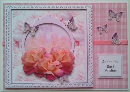 Dusky Pink Plaid Paper by Mandy Alexander