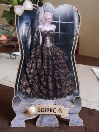 Belle of the Ball Shaped Plate Card Mini Kit by mandy goody