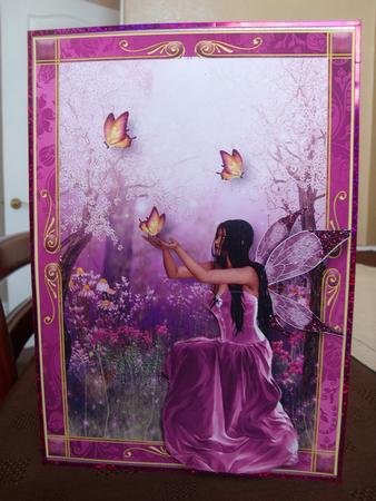 Purple Butterfly Fairy by mandy goody
