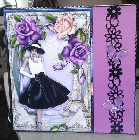 From Paris with Love Female Card by mandy goody