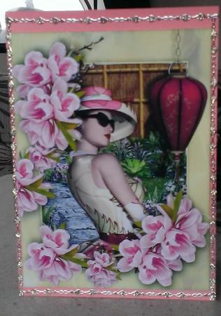 Summer Garden Female Card by mandy goody