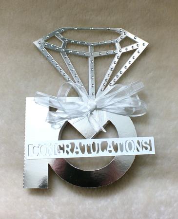 Engagement Ring Card by Mandy Freeman