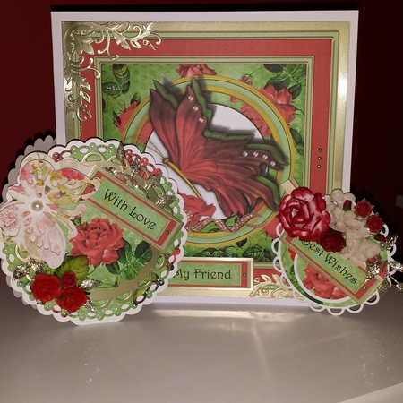 Floral Rococo in Scarlet Mini Kit by Mandy Kirby