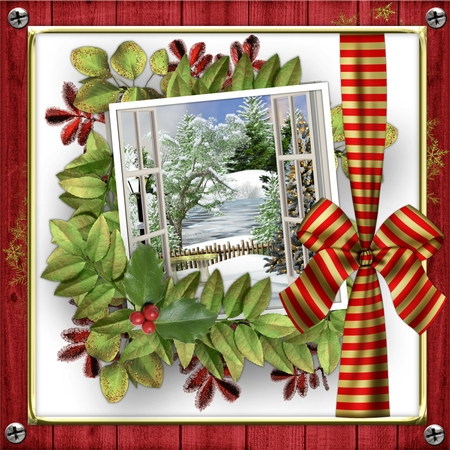 Christmas Windows 1 by Mandy Kirby