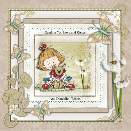 CU Floral Backing Papers by Mandy Kirby