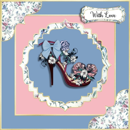 Shabby 2 Fancy Frame PNG by Mandy Kirby
