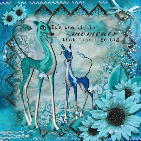 4x Unicorn (kirin) Poser Designer Resources by Mandy Kirby