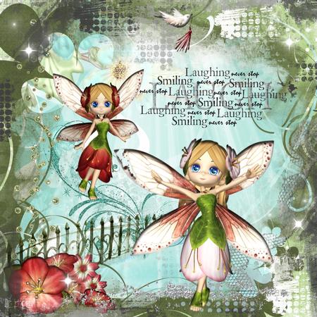 Two Fairy Clip Arts for Your Graphic Needs by Mandy Kirby