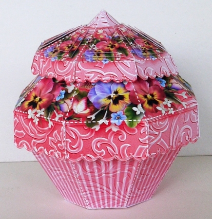 Truly Scrumptious Gift Box Winter Pansies and Butterflies by Margaret Dittmann