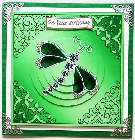 Dragonfly Circle Pyramage Topper by Margaret Dittmann