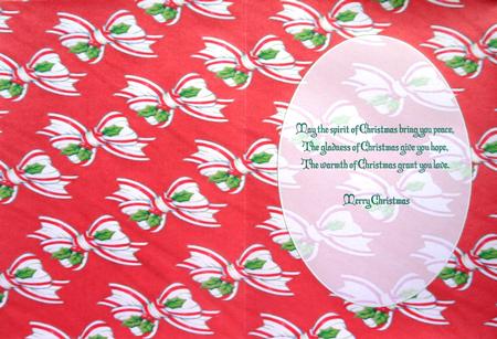 Christmas Bows Insert by Margaret Dittmann