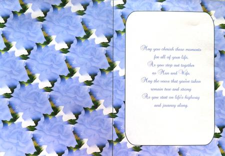 Blue Rose Insert by Margaret Dittmann
