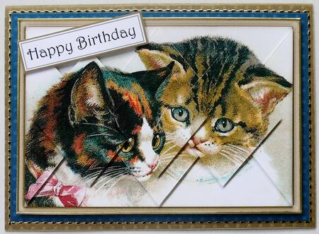 Kitten Companions - Diamond Stacker Card by Margaret Dittmann