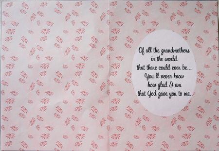 Grandmother Birthday Insert by Margaret Dittmann