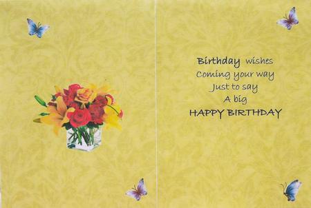 Roses and Lily's-insert Cut N Fold 5x7 Card by Margaret Dittmann